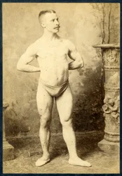 Portret van een krachtpatser